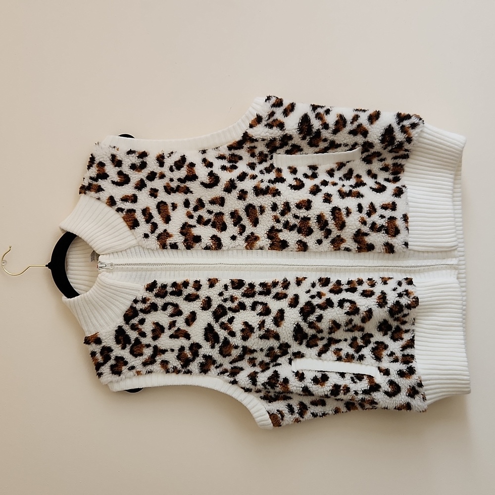 BONGO Leopard Print Vest Size 2X Women's